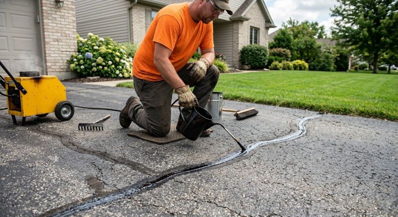 Asphalt Driveway Repair in Los Angeles, CA