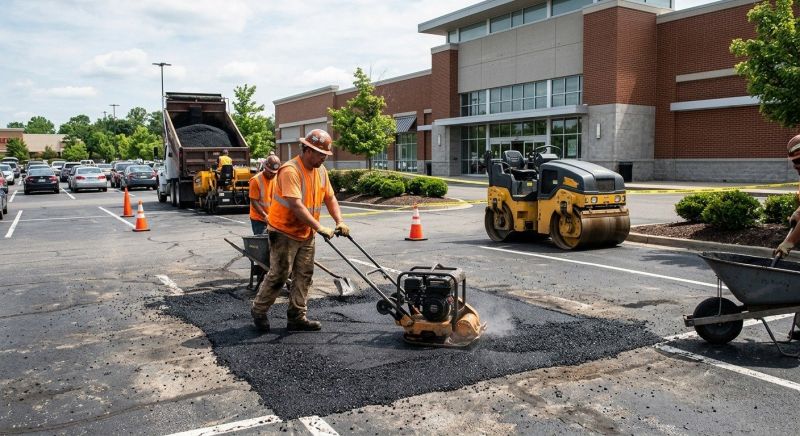 Church Parking Lot Repair in Bluffton, SC