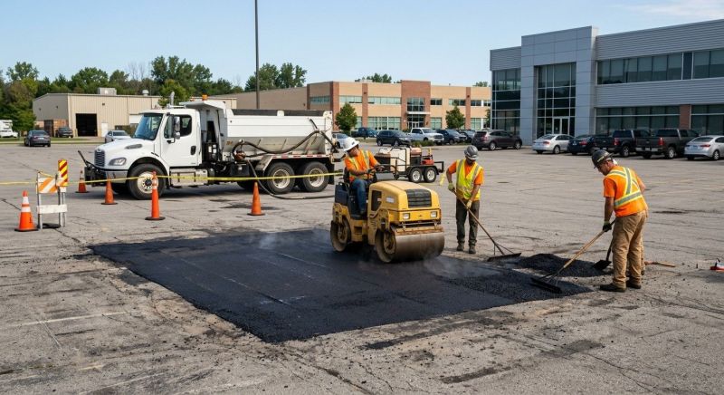 Commercial Paving Repair in Little Rock, AR