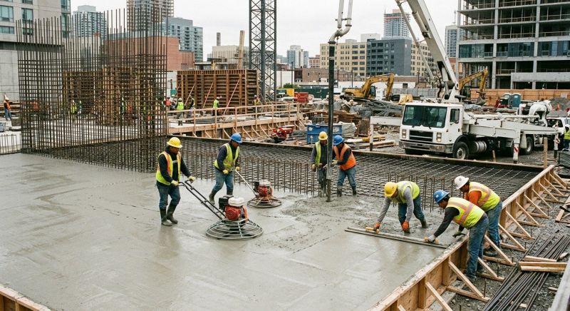Commercial Slab Construction in Winston Salem, NC