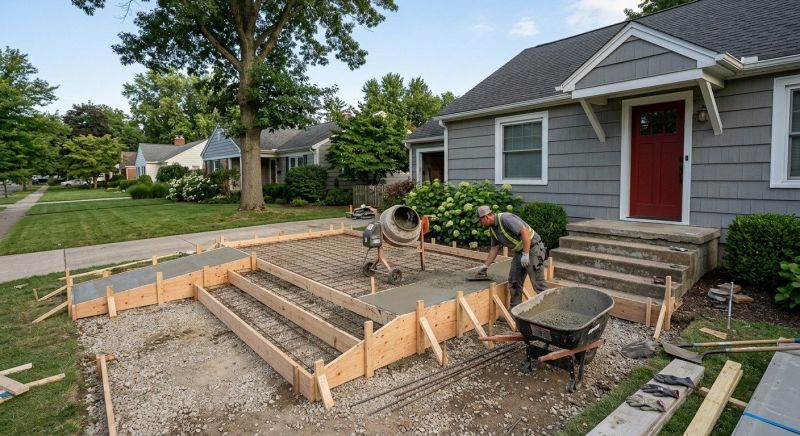 Concrete Porch Installation in Denver, CO