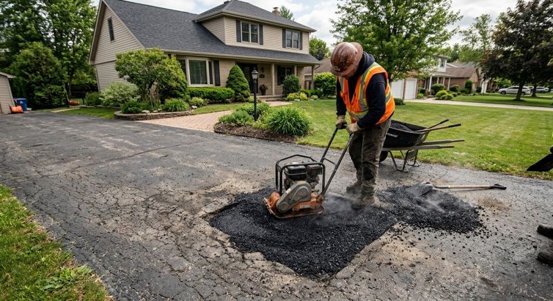 Driveway Blacktop Repair in Little Rock, AR